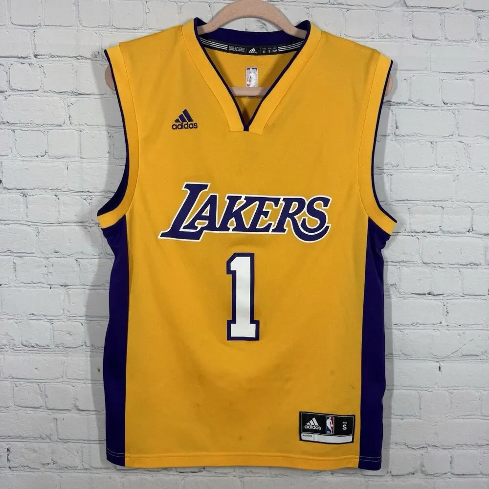 Adidas Adult Small D’Angelo Russell Los Angeles Lakers Jersey Collectible